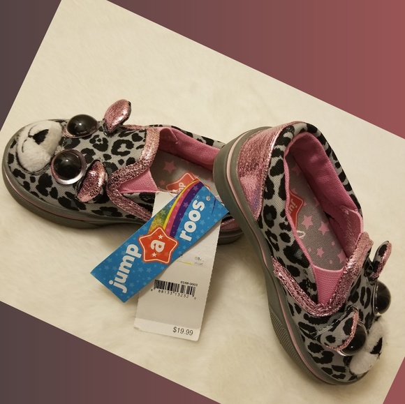 BNWT, Toddler girl size 6, Jump A Roos Slip Ons - Picture 2 of 4